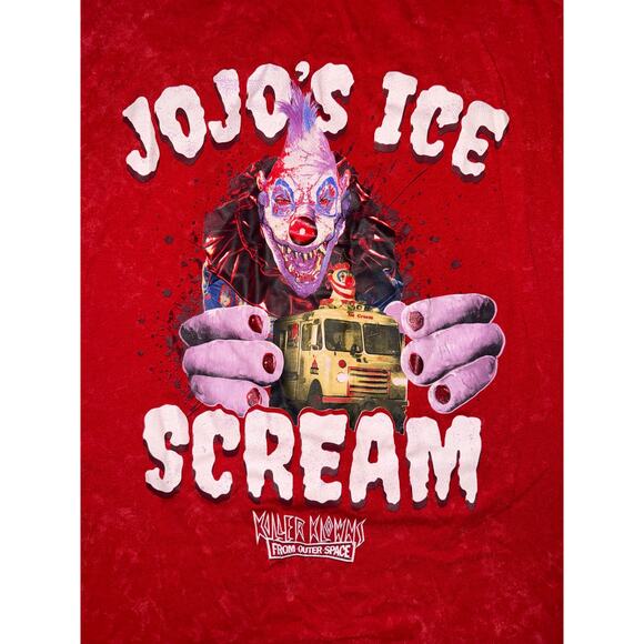 Killer Klowns From Outer Space, Men's Graphic Tee, Jojo's Ice Cream Size Medium - Picture 3 of 4
